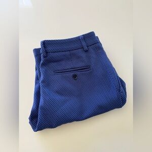 Missoni -Straight Leg-Crop-Textured-Cobalt-Blue-Pant-Office-Career-Classic-40-4